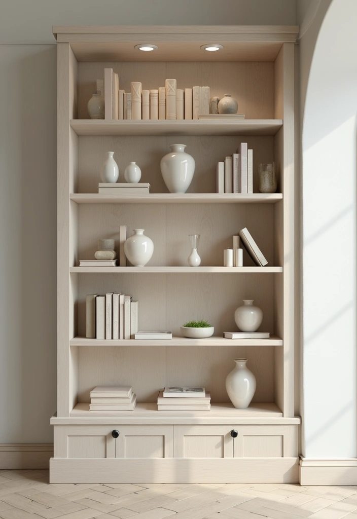 25 Decorative Bookshelf Styling Ideas With Vases And Candles 22 25 Decorative Bookshelf Styling Ideas With Vases And Candles - 10. Use of Open Shelves