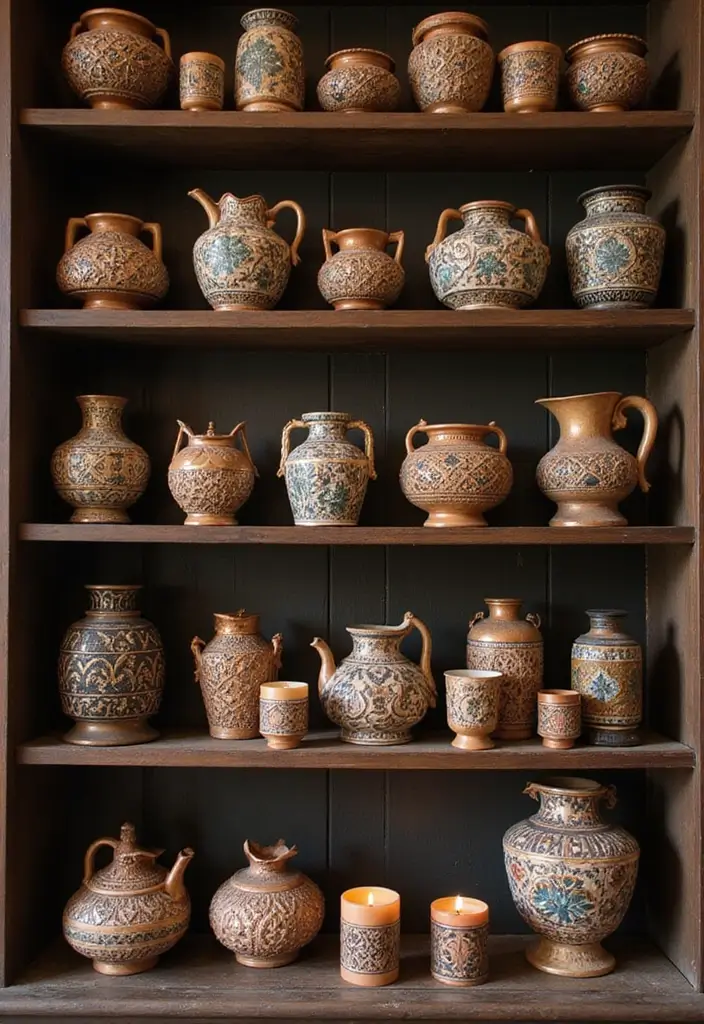 25 Decorative Bookshelf Styling Ideas With Vases And Candles 47 25 Decorative Bookshelf Styling Ideas With Vases And Candles - 23. Cultural Influences