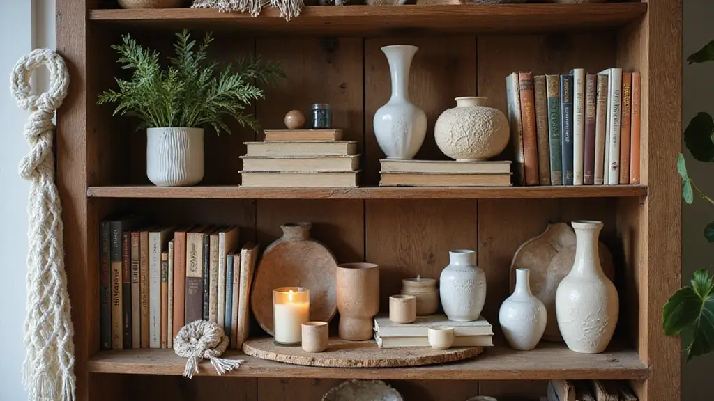 25 Decorative Bookshelf Styling Ideas With Vases And Candles