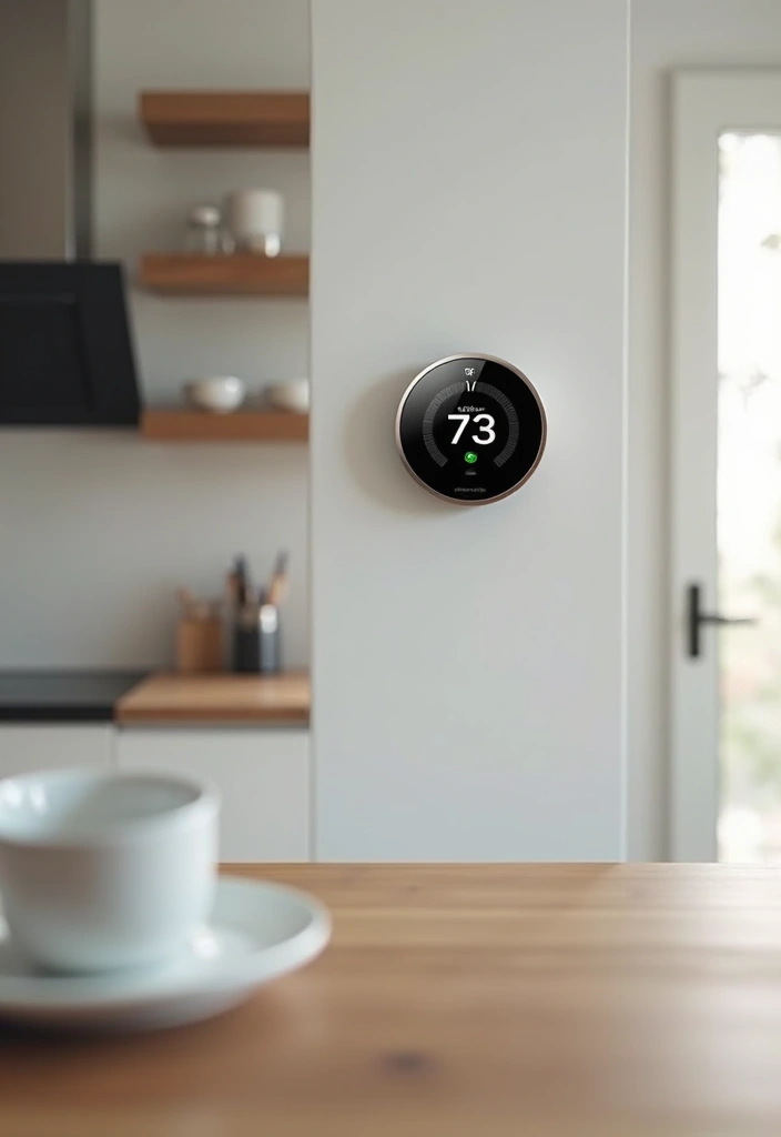 25 Eco Friendly Kitchen Design Ideas For Smart Homes 50 25 Eco Friendly Kitchen Design Ideas For Smart Homes - 20. Smart Thermostats