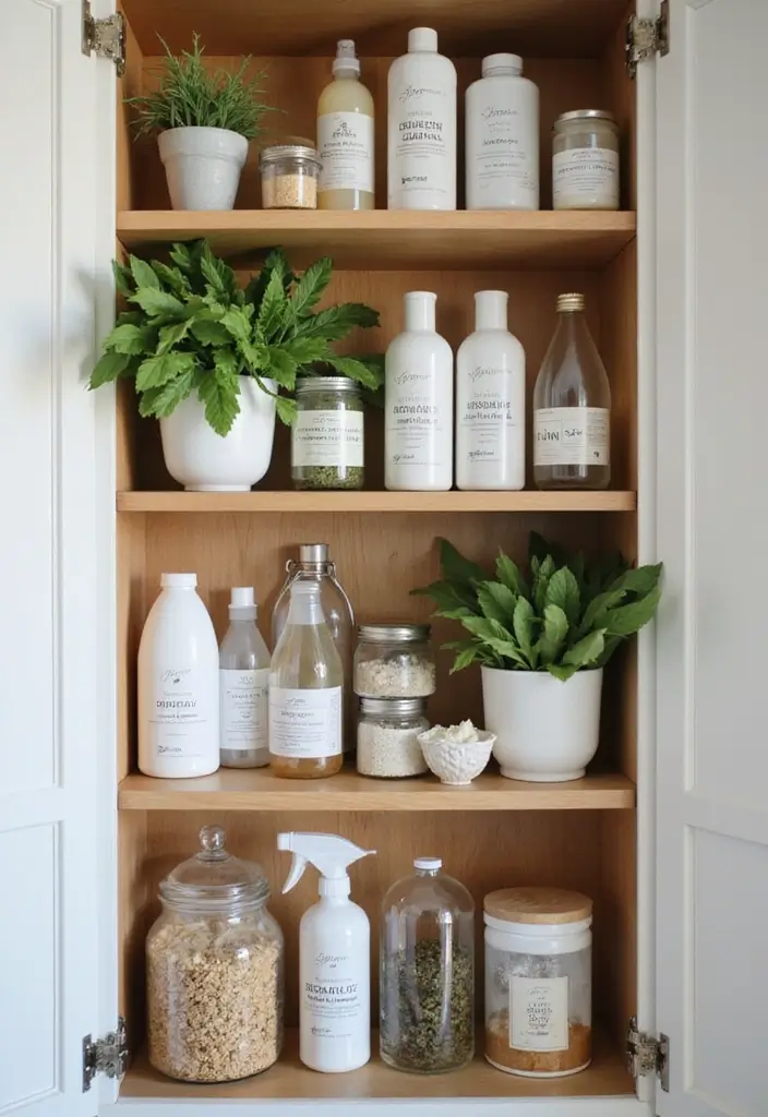 25 Eco Friendly Kitchen Design Ideas For Smart Homes 53 25 Eco Friendly Kitchen Design Ideas For Smart Homes - 21. Organic Cleaning Supplies