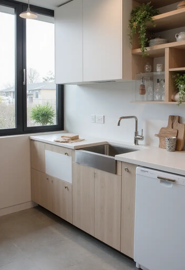 25 Eco Friendly Kitchen Design Ideas For Smart Homes 54 25 Eco Friendly Kitchen Design Ideas For Smart Homes - 22. Dual-Purpose Sinks