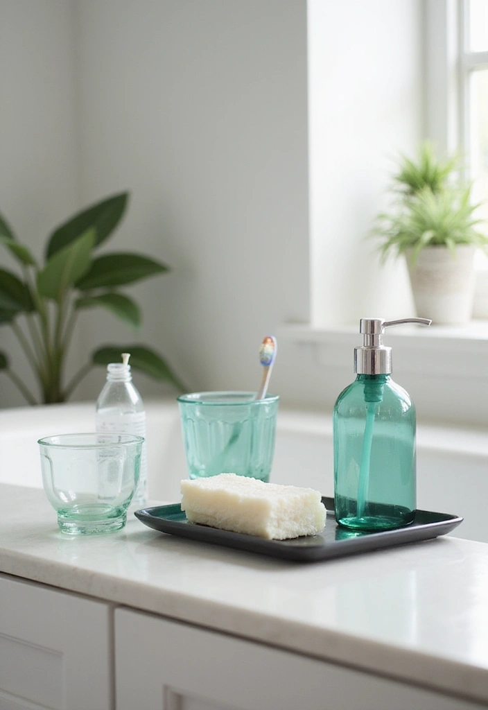 25 Home Decor Projects With Recycled Bottles For Sustainability 48 25 Home Decor Projects With Recycled Bottles For Sustainability - 24. Bottle Bath Accessories