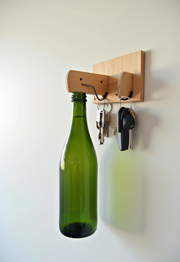 25 Home Decor Projects With Recycled Bottles For Sustainability 49 25 Home Decor Projects With Recycled Bottles For Sustainability - 25. Bottle Key Holders