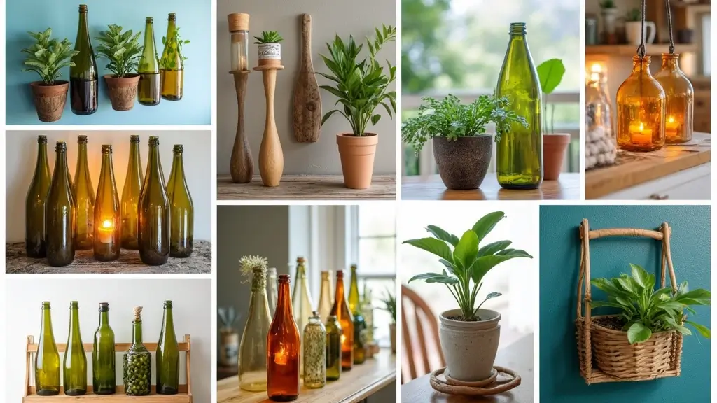 25 Home Decor Projects With Recycled Bottles For Sustainability