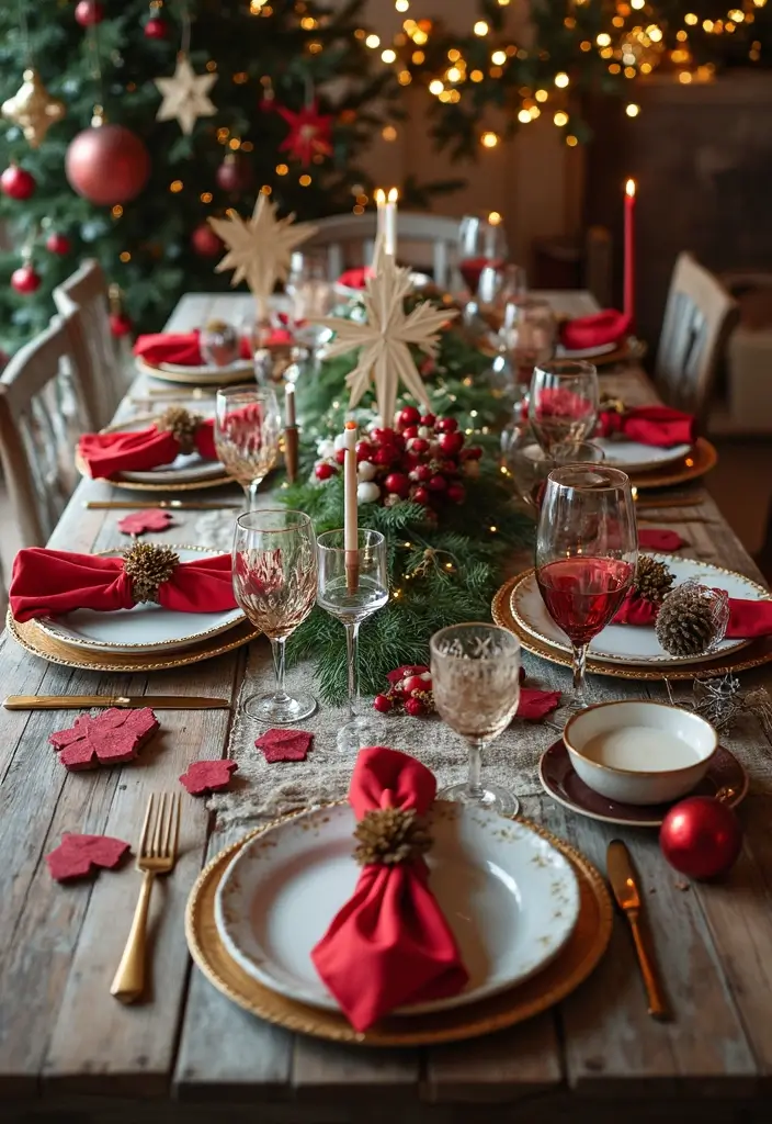 25 Tabletop Christmas Decor Ideas For Festive Charm 8 25 Tabletop Christmas Decor Ideas For Festive Charm - 8. Seasonal Accents