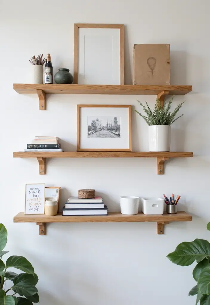 25 Zen Office Decor Ideas To Create Calm Work Spaces 33 25 Zen Office Decor Ideas To Create Calm Work Spaces - 11. Utilize Wall Space Wisely