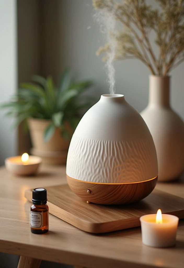 25 Zen Office Decor Ideas To Create Calm Work Spaces 44 25 Zen Office Decor Ideas To Create Calm Work Spaces - 16. Utilize Aromatherapy