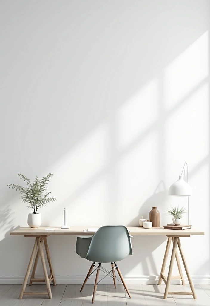 25 Zen Office Decor Ideas To Create Calm Work Spaces 53 25 Zen Office Decor Ideas To Create Calm Work Spaces - 19. Clarity with White Space