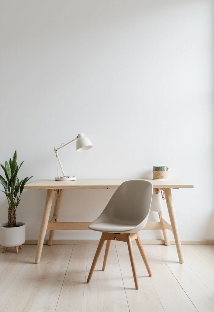 25 Zen Office Decor Ideas To Create Calm Work Spaces 2 25 Zen Office Decor Ideas To Create Calm Work Spaces - 2. Embrace Minimalist Furniture