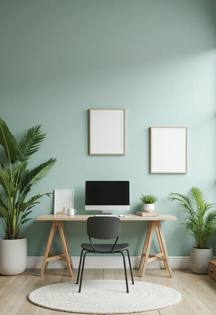 25 Zen Office Decor Ideas To Create Calm Work Spaces 3 25 Zen Office Decor Ideas To Create Calm Work Spaces - 3. Introduce Soothing Color Palettes