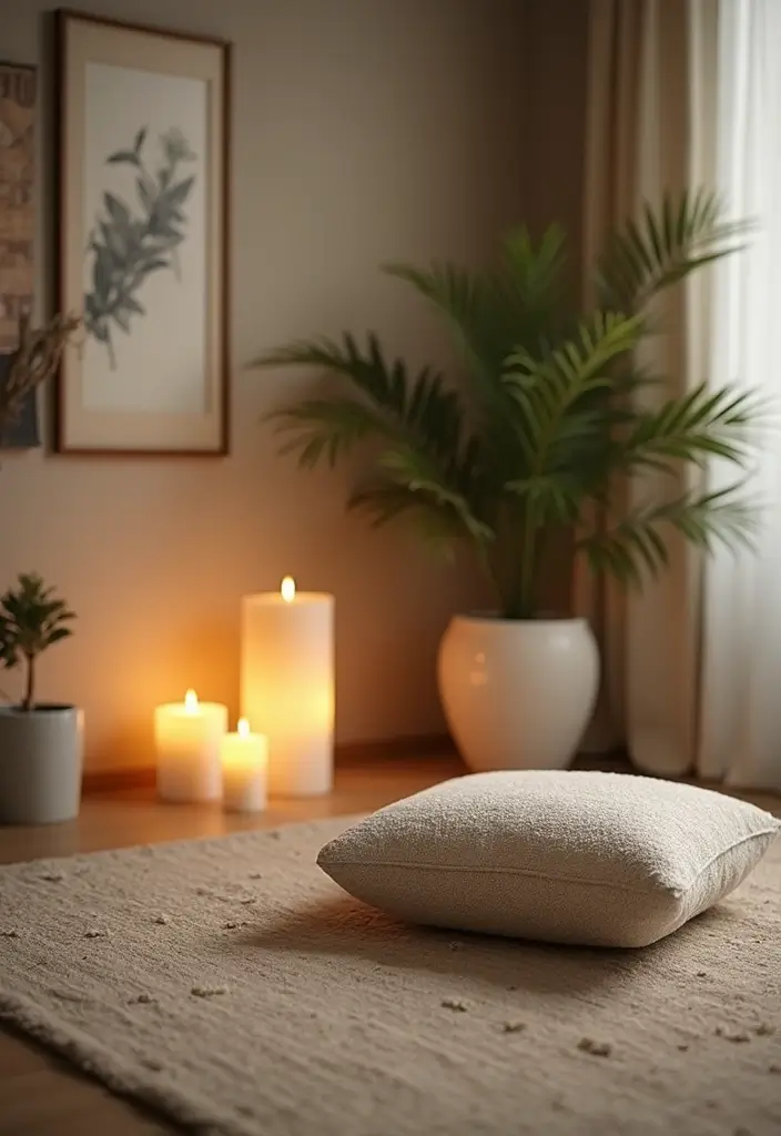 25 Zen Office Decor Ideas To Create Calm Work Spaces 14 25 Zen Office Decor Ideas To Create Calm Work Spaces - 6. Create a Dedicated Meditation Space