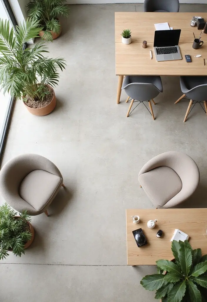 25 Zen Office Decor Ideas To Create Calm Work Spaces 16 25 Zen Office Decor Ideas To Create Calm Work Spaces - 8. Use Mindful Workspace Design