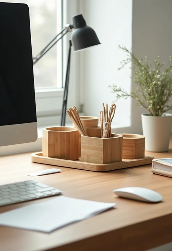 26 Creative Ideas For Sustainable Office Decor 29 26 Creative Ideas For Sustainable Office Decor - 9. Biodegradable Desk Accessories