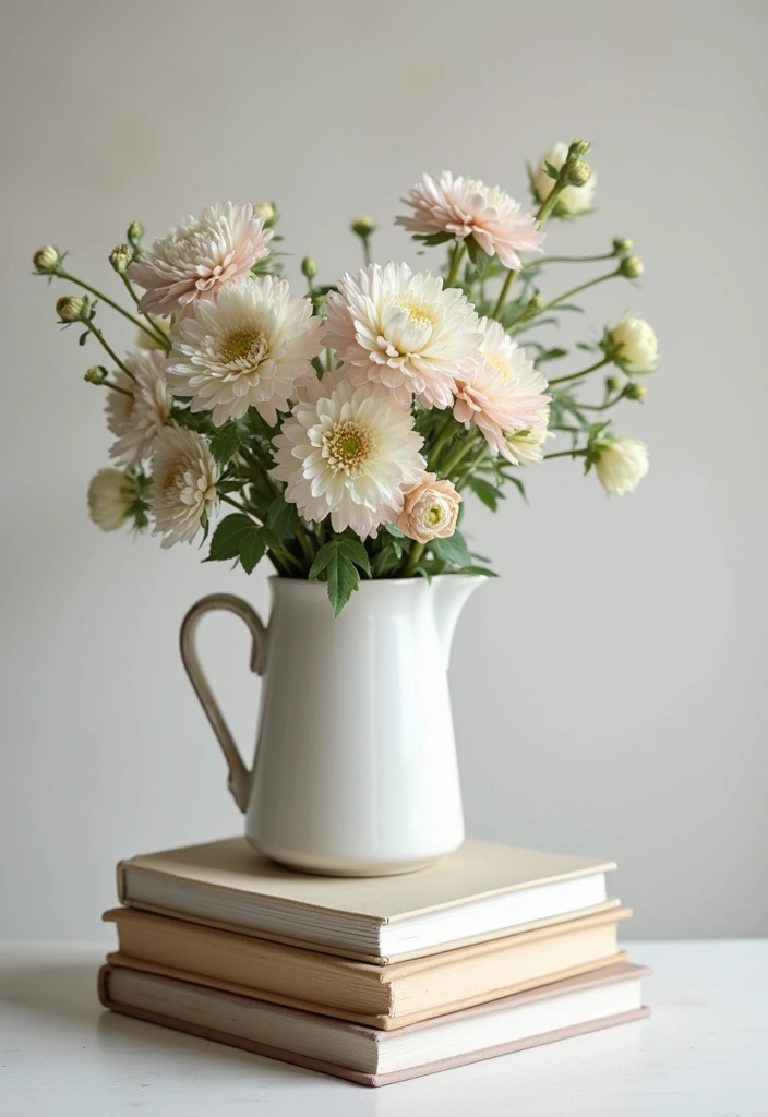 26 Decorative Vase And Pitcher Arrangements For Tabletops 43 26 Decorative Vase And Pitcher Arrangements For Tabletops - 23. Simple Pitcher Displays