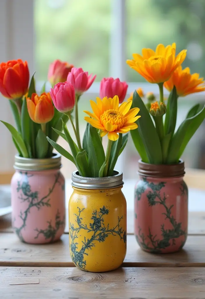 26 Decorative Vase And Pitcher Arrangements For Tabletops 45 26 Decorative Vase And Pitcher Arrangements For Tabletops - 25. Upcycled Materials as Vases