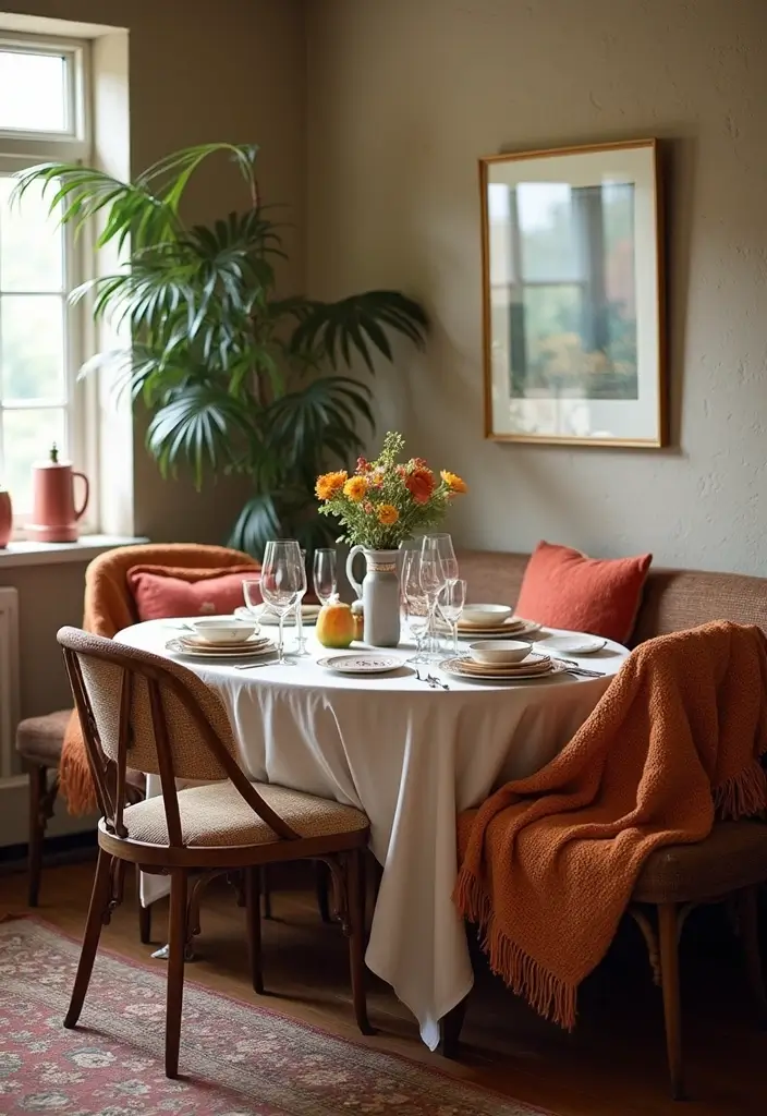 26 Fall Tabletop Decor Ideas For Warm Seasonal Touches 58 26 Fall Tabletop Decor Ideas For Warm Seasonal Touches - 10. Cozy Throws and Pillows