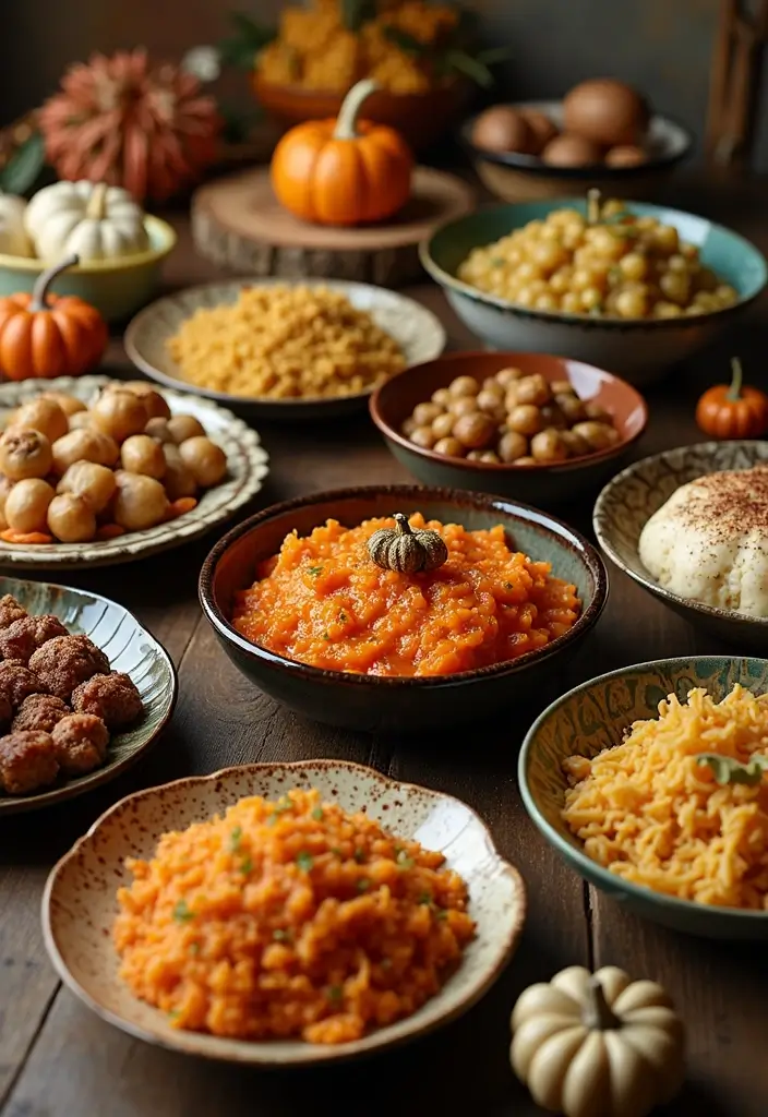 26 Fall Tabletop Decor Ideas For Warm Seasonal Touches 121 26 Fall Tabletop Decor Ideas For Warm Seasonal Touches - 19. Imaginative Serving Dishes