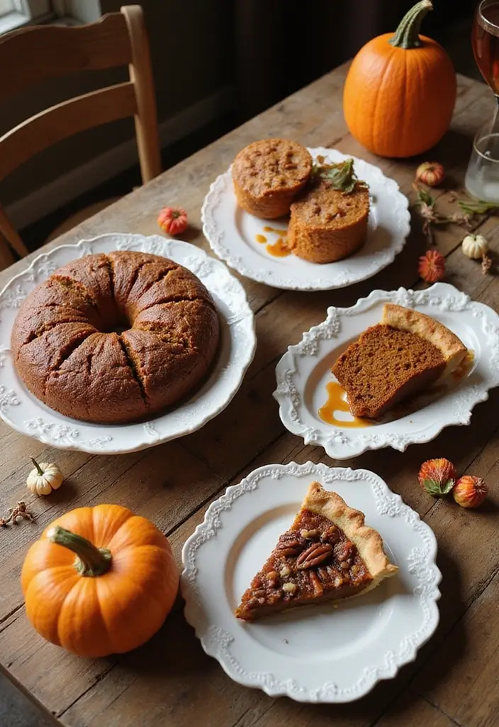 26 Fall Tabletop Decor Ideas For Warm Seasonal Touches 148 26 Fall Tabletop Decor Ideas For Warm Seasonal Touches - 24. Delicious Seasonal Treats
