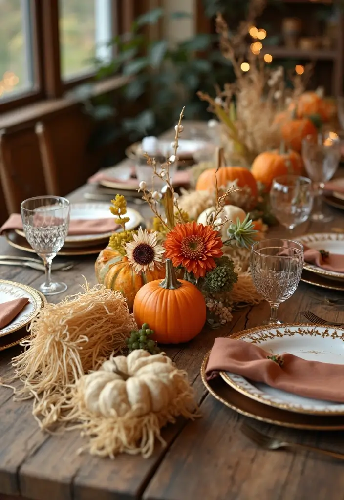 26 Fall Tabletop Decor Ideas For Warm Seasonal Touches 9 26 Fall Tabletop Decor Ideas For Warm Seasonal Touches - 3. Harvest-Themed Accents