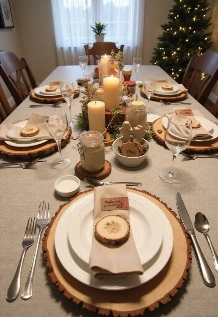26 Fall Tabletop Decor Ideas For Warm Seasonal Touches 23 26 Fall Tabletop Decor Ideas For Warm Seasonal Touches - 5. Personalized Place Settings