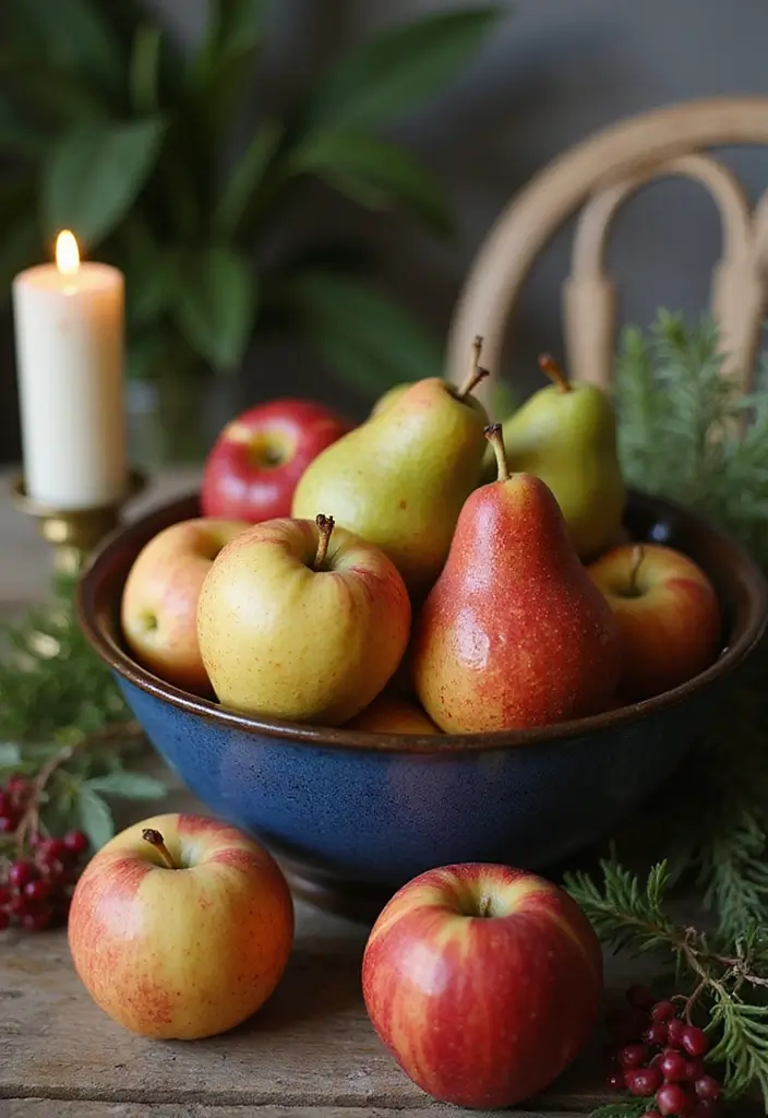 26 Fall Tabletop Decor Ideas For Warm Seasonal Touches 44 26 Fall Tabletop Decor Ideas For Warm Seasonal Touches - 8. Seasonal Fruit Centerpieces