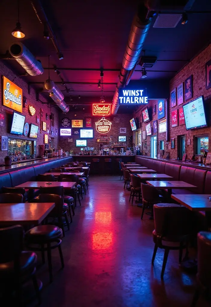 26 Home Sports Bar Decor Ideas For Game Nights 34 26 Home Sports Bar Decor Ideas For Game Nights - 10. Neon and LED Signs