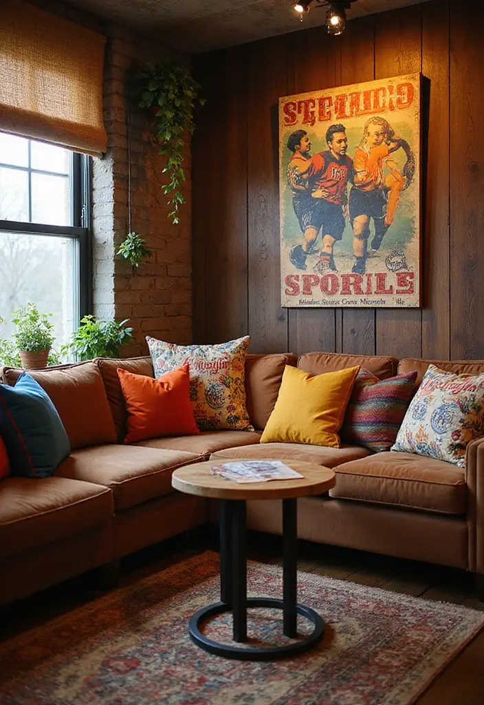 26 Home Sports Bar Decor Ideas For Game Nights 26 26 Home Sports Bar Decor Ideas For Game Nights - 8. Sports-Themed Textiles