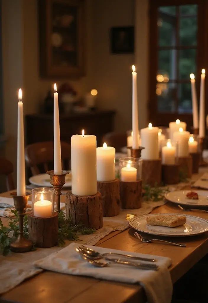 26 Tabletop Decor Ideas For Elegant Dining Rooms 22 26 Tabletop Decor Ideas For Elegant Dining Rooms - 10. Creative Candle Arrangements