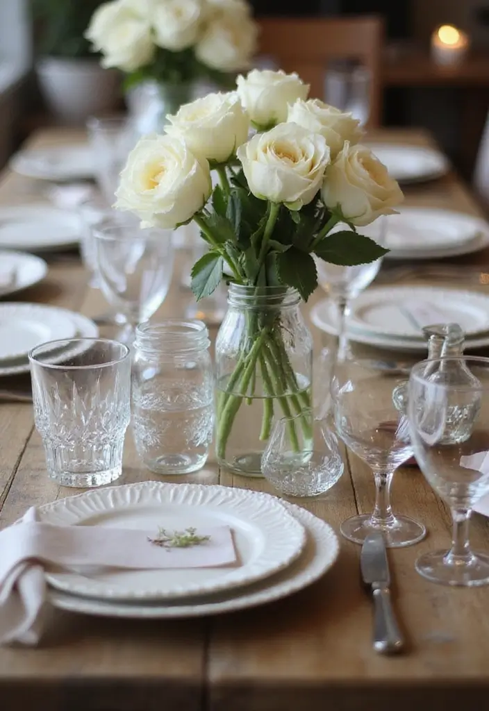 26 Tabletop Decor Ideas For Elegant Dining Rooms 26 26 Tabletop Decor Ideas For Elegant Dining Rooms - 14. Glassware Elegance
