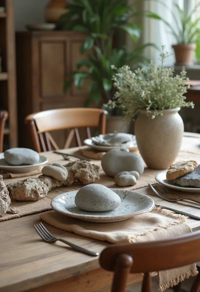 26 Tabletop Decor Ideas For Elegant Dining Rooms 30 26 Tabletop Decor Ideas For Elegant Dining Rooms - 18. Natural Elements