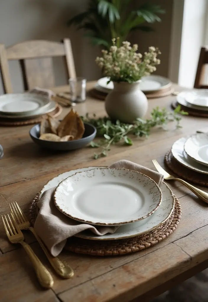 26 Tabletop Decor Ideas For Elegant Dining Rooms 49 26 Tabletop Decor Ideas For Elegant Dining Rooms - 23. Elegant Charger Plates
