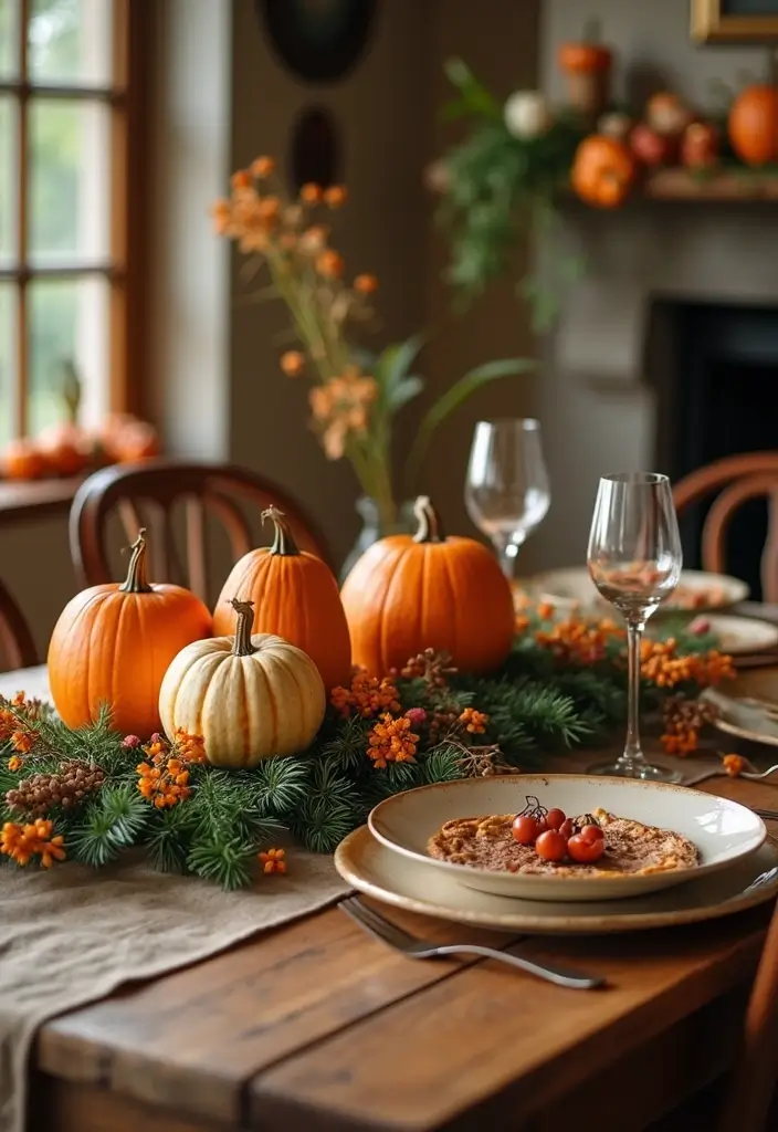 26 Tabletop Decor Ideas For Elegant Dining Rooms 14 26 Tabletop Decor Ideas For Elegant Dining Rooms - 8. Seasonal Decorations