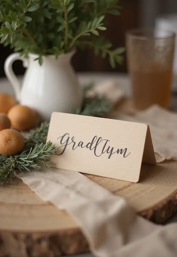 26 Tabletop Decor Ideas For Elegant Dining Rooms 21 26 Tabletop Decor Ideas For Elegant Dining Rooms - 9. Personalized Place Cards
