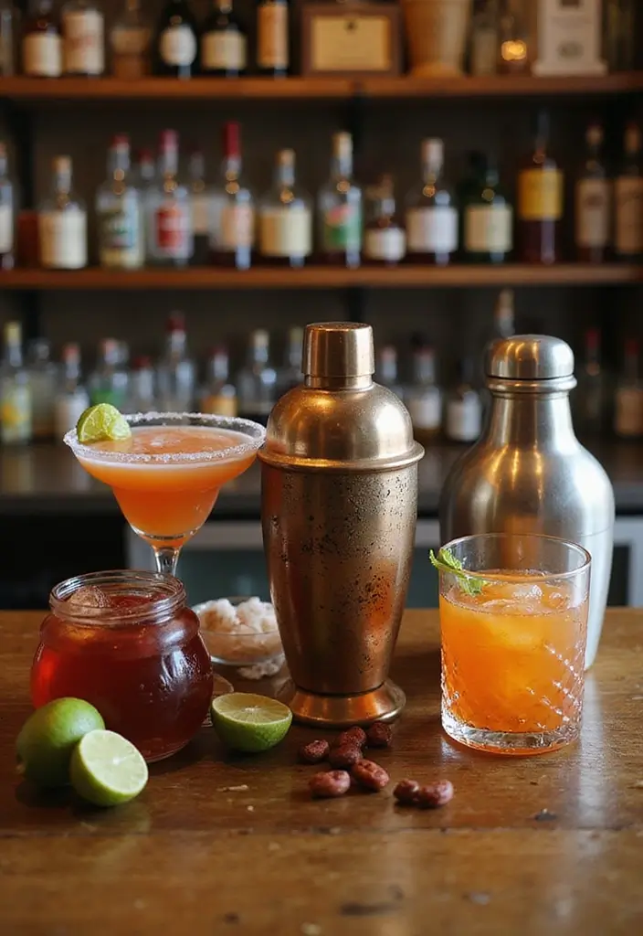 27 DIY Home Bar Decor Projects To Personalize Your Space 30 27 DIY Home Bar Decor Projects To Personalize Your Space - 16. Rustic Cocktail Shakers