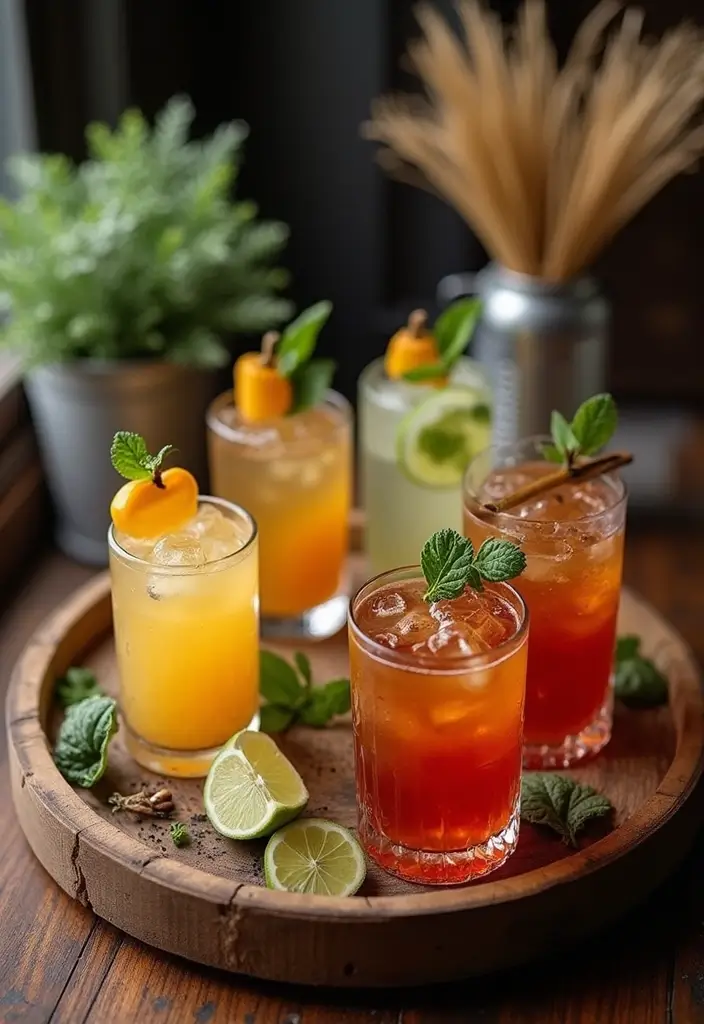 27 DIY Home Bar Decor Projects To Personalize Your Space 44 27 DIY Home Bar Decor Projects To Personalize Your Space - 20. Rustic Bar Tray