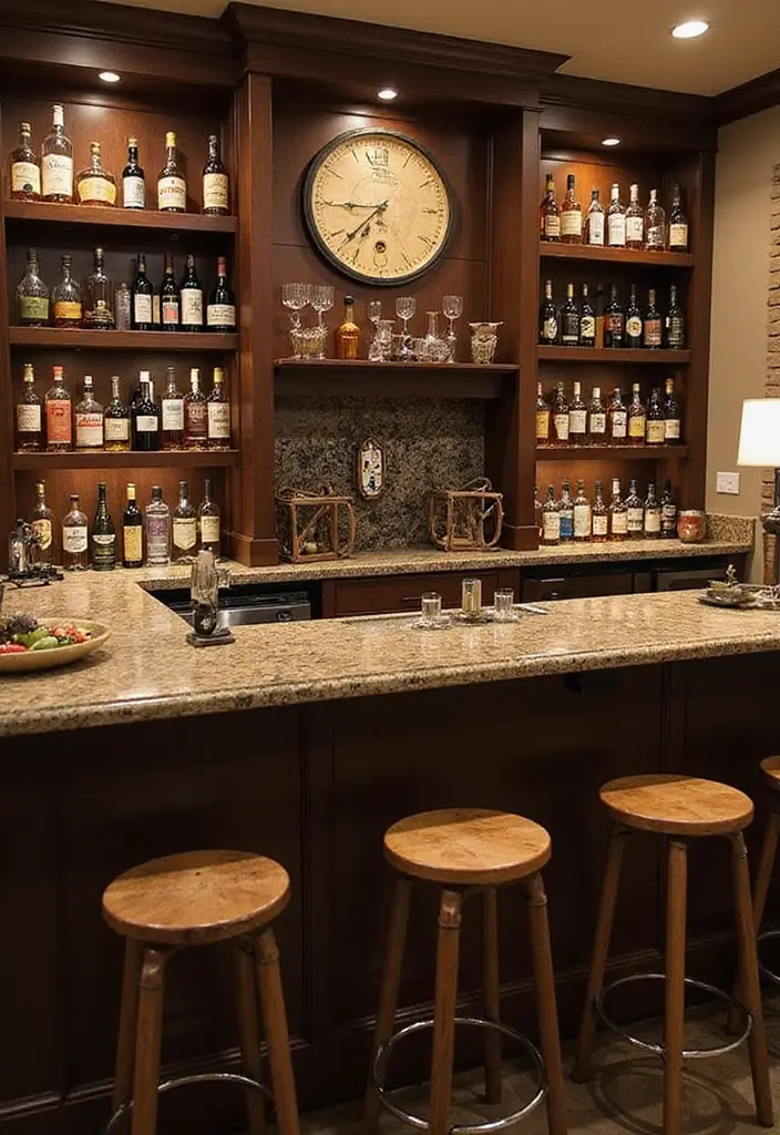 27 DIY Home Bar Decor Projects To Personalize Your Space 45 27 DIY Home Bar Decor Projects To Personalize Your Space - 21. Themed Drink Boundaries