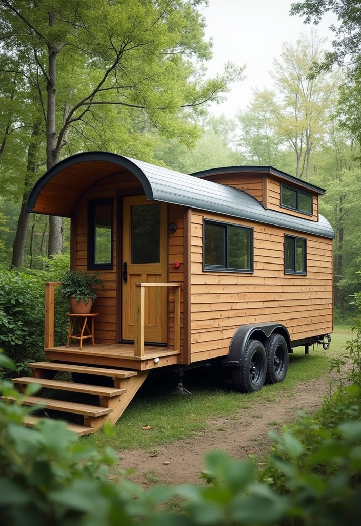 27 Eco Friendly House Plan Inspirations You’ll Admire - 14. The Tiny Eco-Friendly Trailer