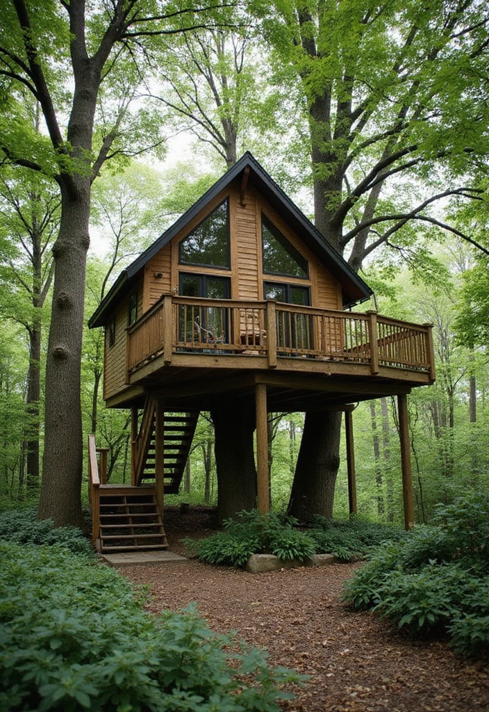 27 Eco Friendly House Plan Inspirations You’ll Admire - 18. The Contemporary Treehouse