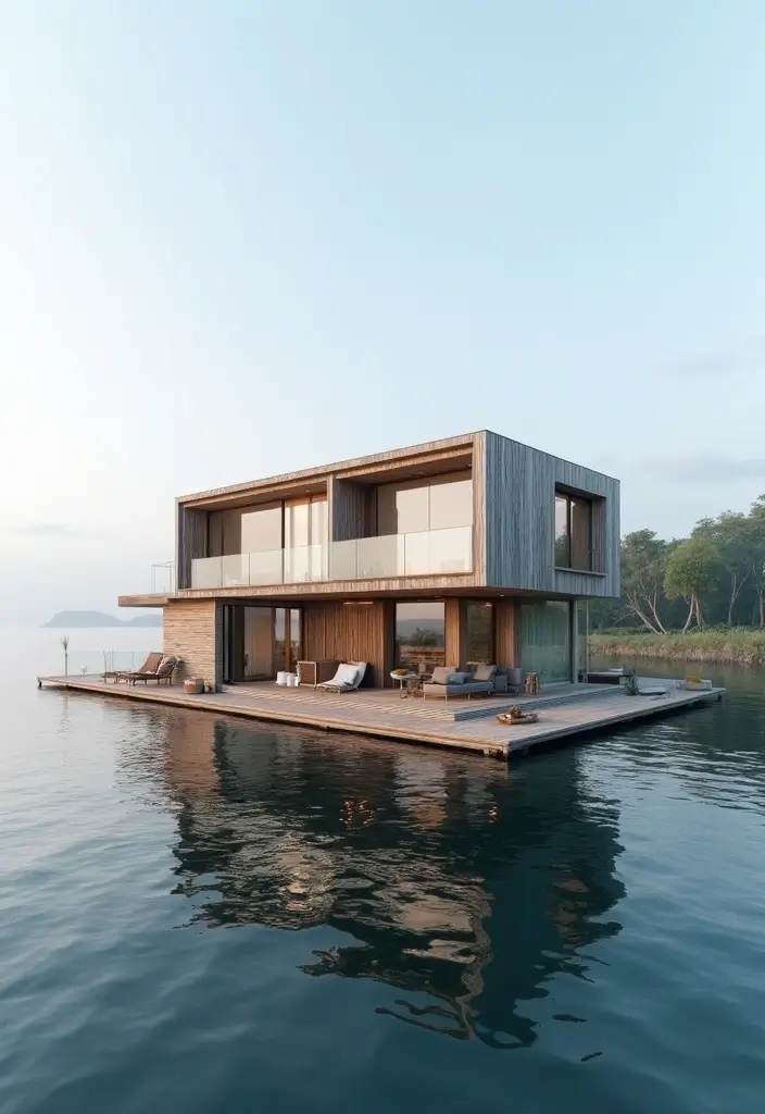 27 Eco Friendly House Plan Inspirations You’ll Admire - 26. The Floating Eco Home