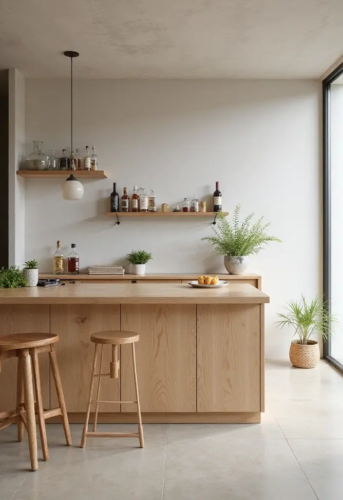 27 Home Bar Decor Ideas Featuring Accent Walls And Lighting 32 27 Home Bar Decor Ideas Featuring Accent Walls And Lighting - 20. Minimalist Designs