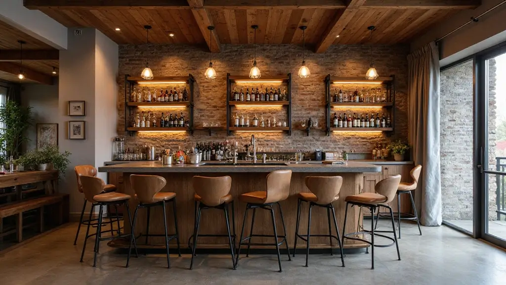 27 Home Bar Decor Ideas Featuring Accent Walls And Lighting