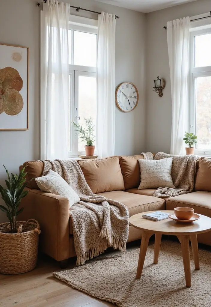 27 Zen Living Room Decor Ideas For A Boho Meditation Space 36 27 Zen Living Room Decor Ideas For A Boho Meditation Space - 14. Soft Throw Blankets