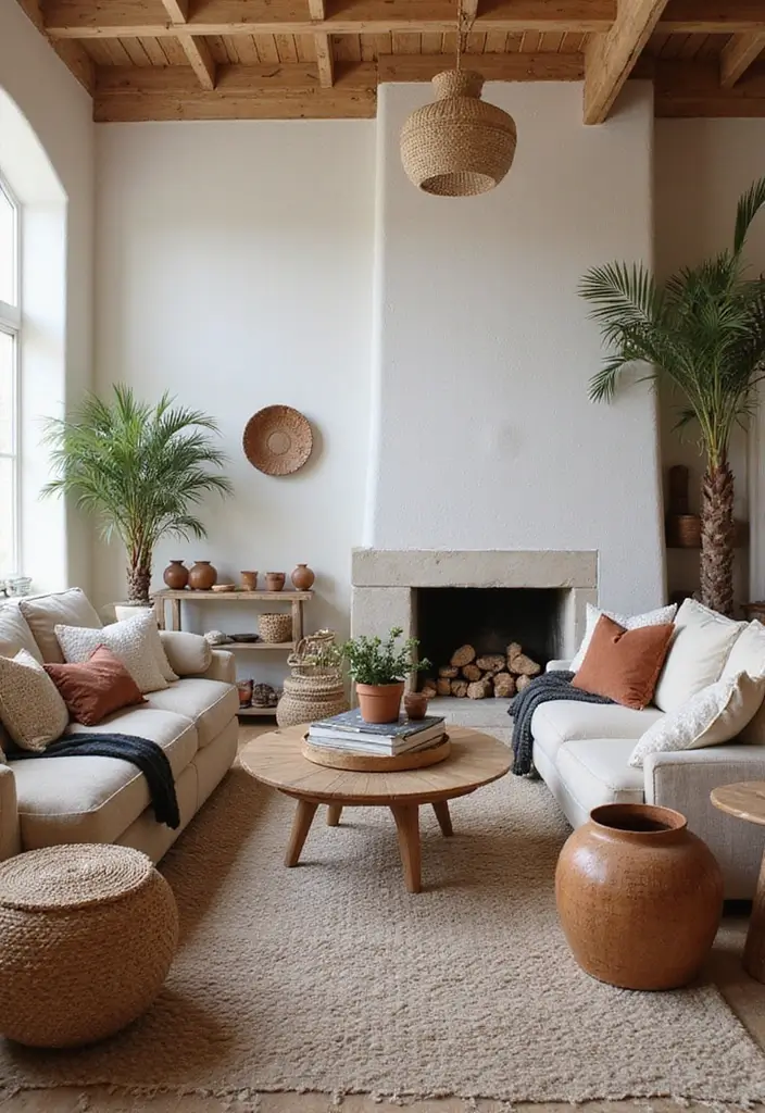 27 Zen Living Room Decor Ideas For A Boho Meditation Space 50 27 Zen Living Room Decor Ideas For A Boho Meditation Space - 22. Incorporate Artisanal Touches