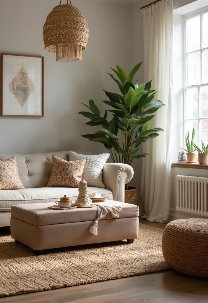 27 Zen Living Room Decor Ideas For A Boho Meditation Space 60 27 Zen Living Room Decor Ideas For A Boho Meditation Space - 26. Functional Decor