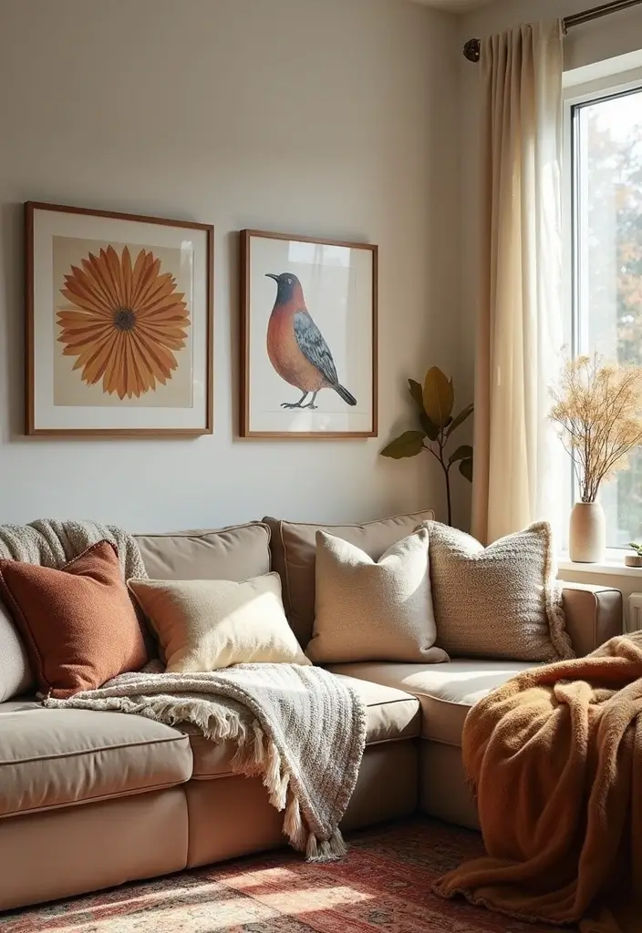 27 Zen Living Room Decor Ideas For A Boho Meditation Space 67 27 Zen Living Room Decor Ideas For A Boho Meditation Space - 27. Seasonal Decor Changes