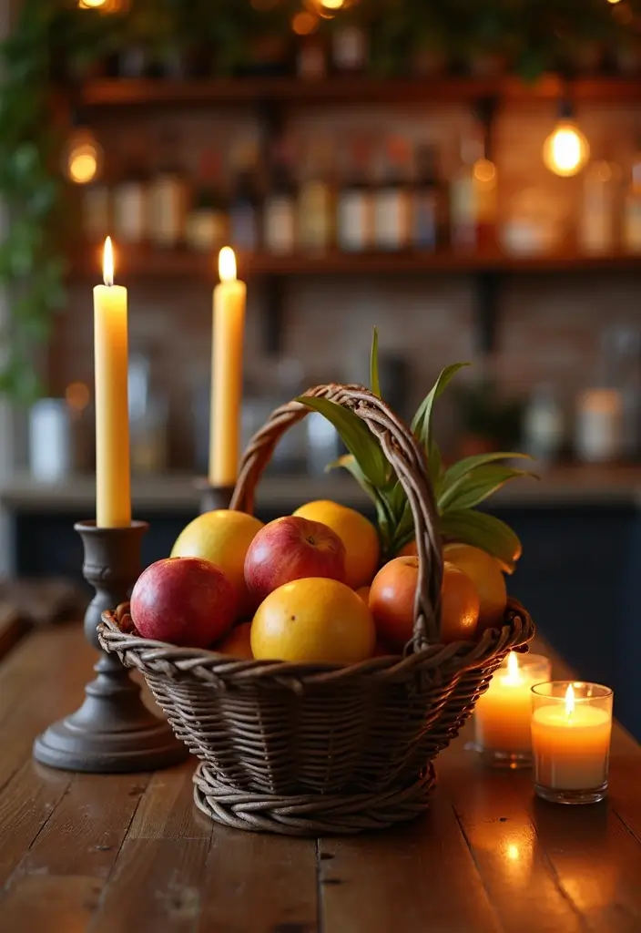 28 Bar Countertop Decor Ideas To Elevate Your Home Style 37 28 Bar Countertop Decor Ideas To Elevate Your Home Style - 13. Unique Table Centerpiece