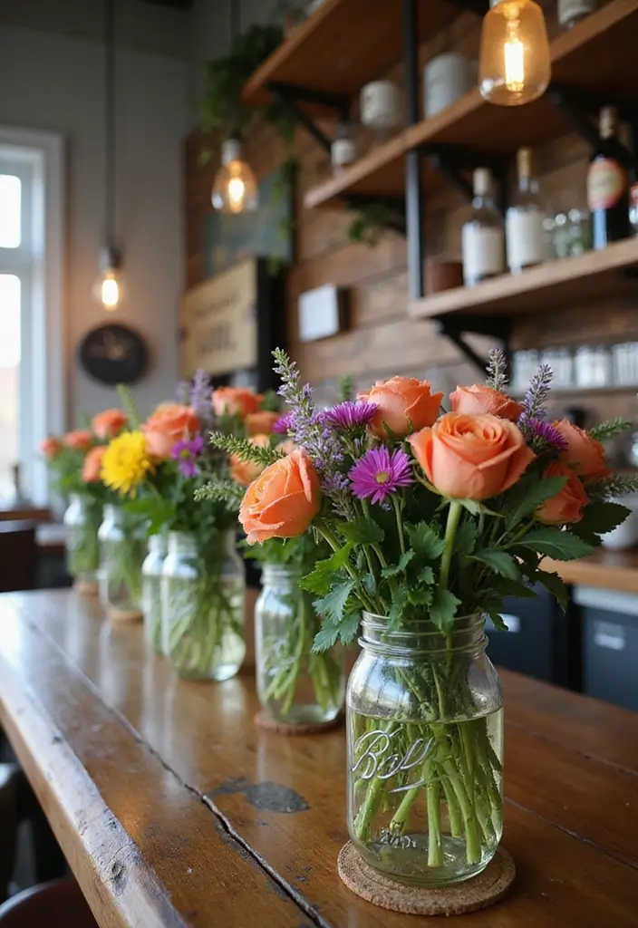 28 Bar Countertop Decor Ideas To Elevate Your Home Style 85 28 Bar Countertop Decor Ideas To Elevate Your Home Style - 27. Fresh Floral Arrangements