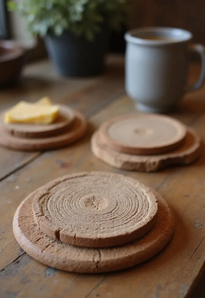 28 Bar Countertop Decor Ideas To Elevate Your Home Style 26 28 Bar Countertop Decor Ideas To Elevate Your Home Style - 8. Charming Coaster Set