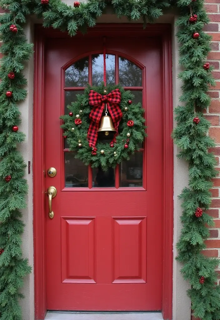 28 Belen Christmas Decor DIY Ideas Using Recycled Materials 42 28 Belen Christmas Decor DIY Ideas Using Recycled Materials - 18. Jingle Bell Door Hanger